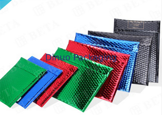 Vận chuyển nhẹ bong bóng kim loại Mailers, phong bì bong bóng màu