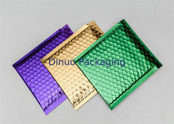 Vận chuyển kim loại màu Phong bì bong bóng trang trí Mailers Chống sốc
