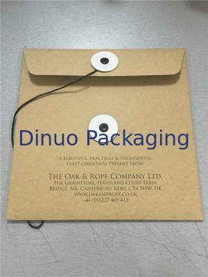 Brown 000 Kraft Bubble Mailers 6x10 Giấy kraft Chuỗi Chuỗi Tie Phong bì