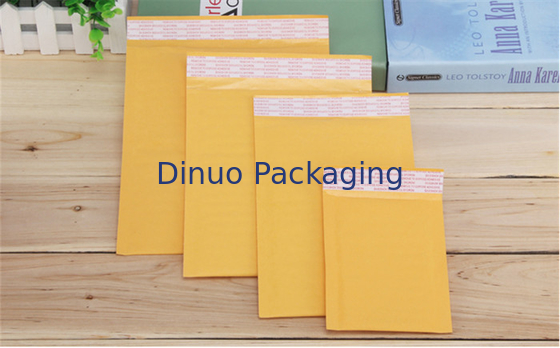 Kích thước tùy chỉnh Kraft Bubble Mailers 3 X 10 Air Bubble Envel Rách kháng