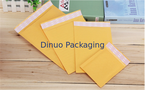 Kích thước tùy chỉnh Kraft Bubble Mailers 3 X 10 Air Bubble Envel Rách kháng
