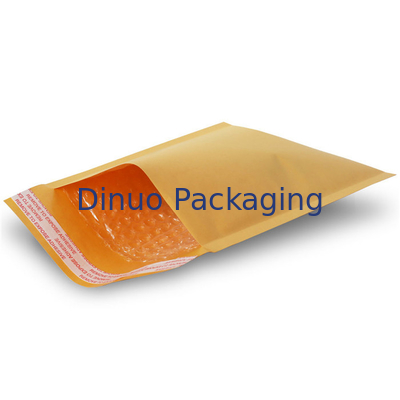 Bao bì bong bóng màu vàng kraft / Túi đóng gói chuyển phát nhanh có túi 115x210mm #B