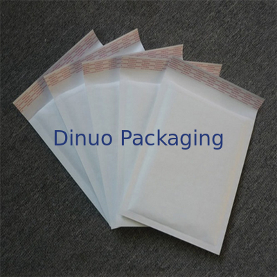 Kích thước vận chuyển 4 bưu phẩm bong bóng giấy kraft, phong bì thư trắng / vàng 9,5 "X14"