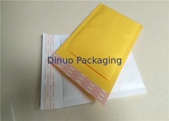 Kích thước vận chuyển 4 bưu phẩm bong bóng giấy kraft, phong bì thư trắng / vàng 9,5 "X14"