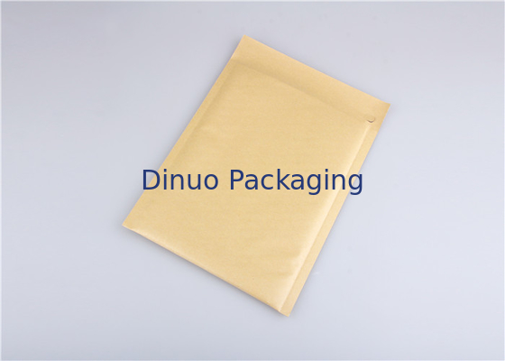 Nhẹ chống dầu Brown 6x10 Kraft Bubble Mailers màng opp bên ngoài dễ rách