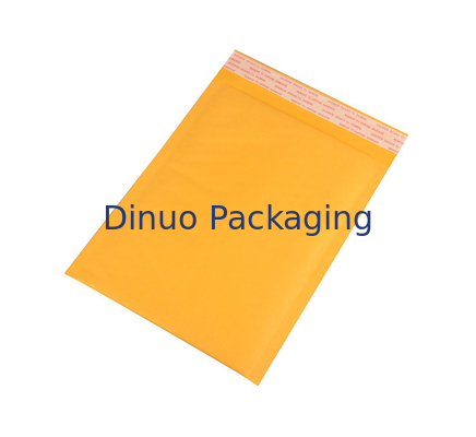 Bao bì bong bóng màu vàng kraft / Túi đóng gói chuyển phát nhanh có túi 115x210mm #B