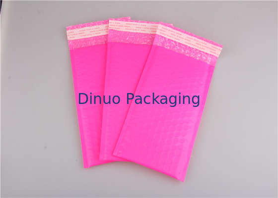 Poly Pink Bubble Mailers Túi, phong bì thư bong bóng đầy màu sắc cho bao bì
