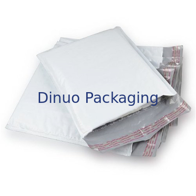 Phong bì bong bóng trắng Poly Bubble Mailers Tự niêm phong cho sách / DVD / Quà tặng