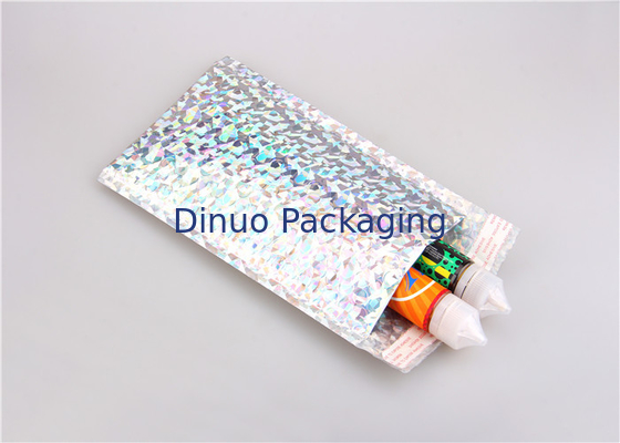 Bạc Glamour Hologpson Bubble Mailers Padded Envelopes Chống sốc