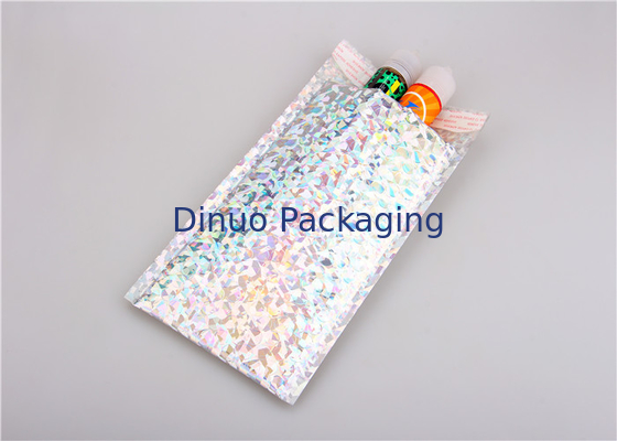 Bạc Glamour Hologpson Bubble Mailers Padded Envelopes Chống sốc