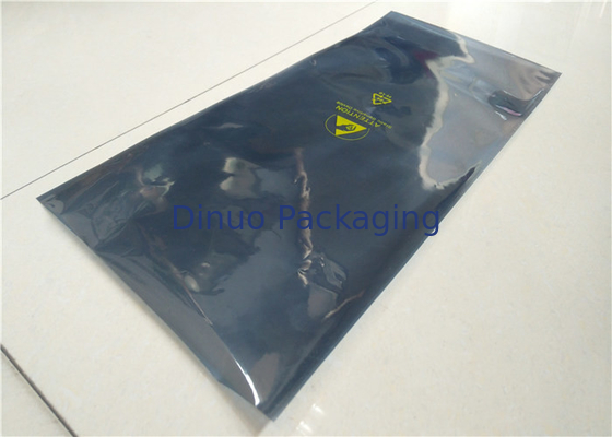 Logo tùy chỉnh Túi che chắn Ziplock ESD Bằng chứng tĩnh cho Bao bì PCB / IC
