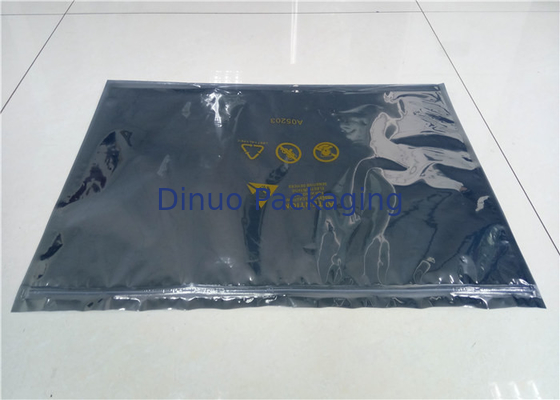 Túi chống tĩnh điện chống tĩnh điện chống ẩm bằng khóa kéo / tự đóng dấu 8,5 "X12" # 2