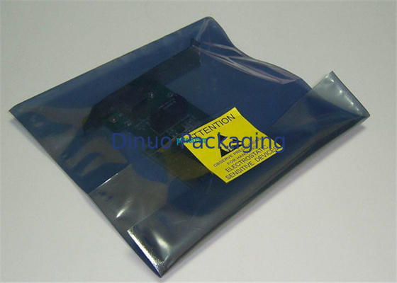 Túi chống tĩnh điện chống tĩnh điện chống ẩm bằng khóa kéo / tự đóng dấu 8,5 "X12" # 2
