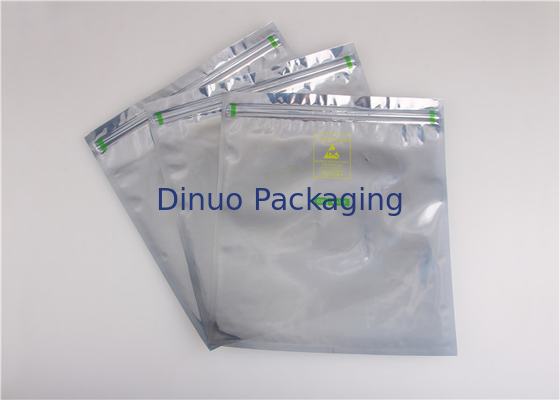 Túi che chắn tĩnh Ziplock, Túi lưu trữ chống tĩnh 2,5 "X 19" # 6