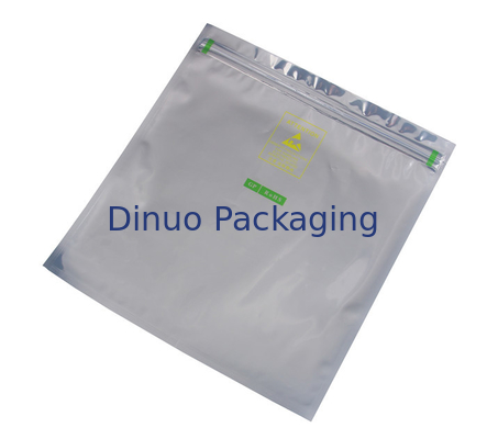 Túi che chắn tĩnh Ziplock, Túi lưu trữ chống tĩnh 2,5 "X 19" # 6
