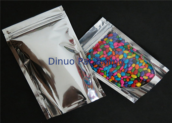 Chống ẩm đứng lên Túi nhôm Lá có Zipper và Xé Notch Chống tĩnh