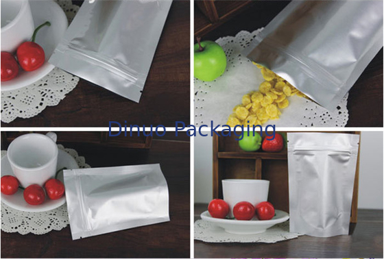 Túi nhôm in tùy chỉnh Bề mặt bạc cho bao bì điện tử