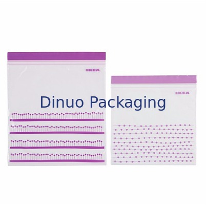 Túi nhựa có thể khóa lại cho Bao bì thực phẩm, Túi nhựa tùy chỉnh ZipLock