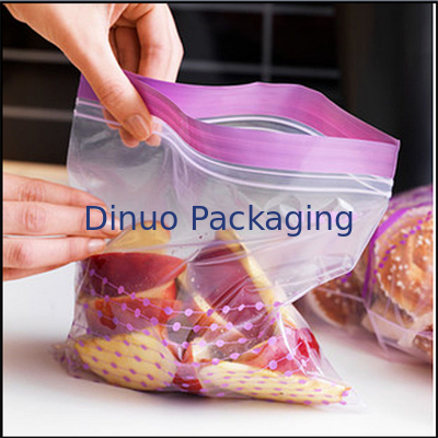 Túi nhựa có thể khóa lại cho Bao bì thực phẩm, Túi nhựa tùy chỉnh ZipLock