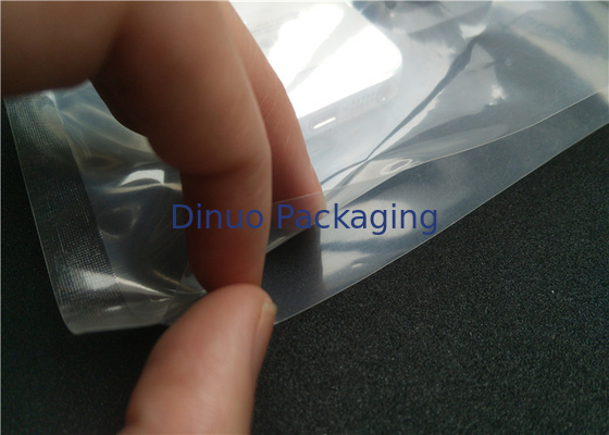 Túi nhựa nylon trong suốt # 180 * 220mm đối với bao bì sản phẩm điện tử