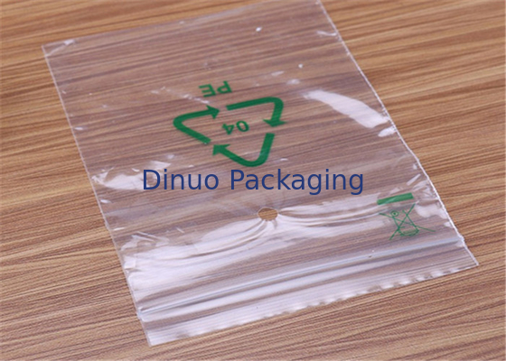 Thiết kế logo tùy chỉnh Túi nhựa 9x12 OPP Ziplock và đóng chuỗi dính