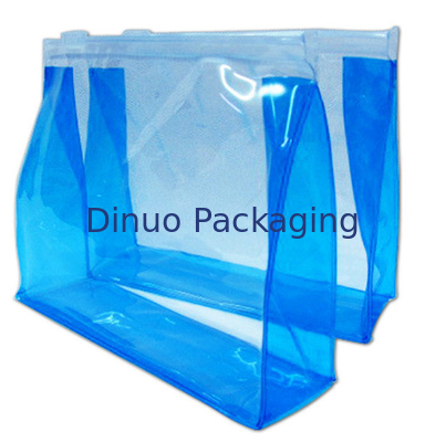 Tùy chỉnh rõ ràng PVC Túi mỹ phẩm / Túi vệ sinh PVC Du lịch với Zipper