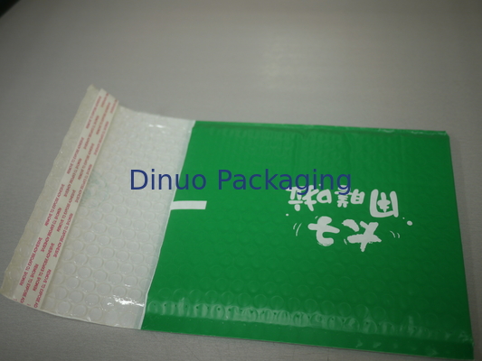 Màu xanh lá cây Poly Mail Mail, bong bóng vận chuyển phong bì cách nhiệt