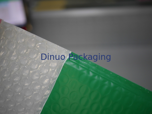 Màu xanh lá cây Poly Mail Mail, bong bóng vận chuyển phong bì cách nhiệt