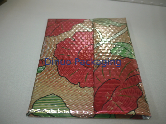 Túi bong bóng kim loại in đầy màu sắc Kích thước 1 / 7.25 "X12" bưu phẩm bong bóng kỳ nghỉ