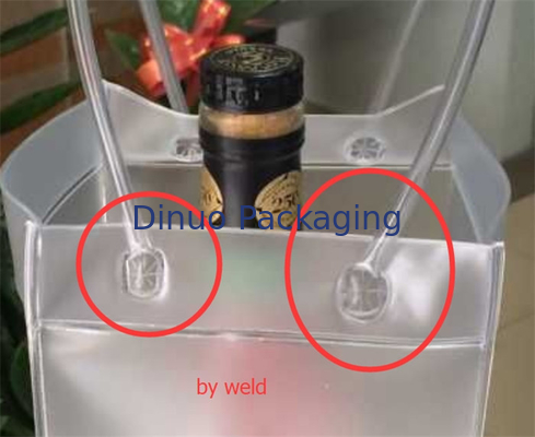 Túi nhựa trong suốt PVC chống nước Túi nhựa có tay cầm Eco thân thiện