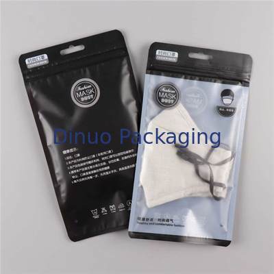 Flat Flat Resealable Đứng lên Túi Ziplock cho Bao bì mặt nạ y tế