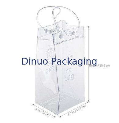 Bảo mật chuỗi xử lý Túi bao bì PVC, Túi nhựa đựng rượu tái sử dụng