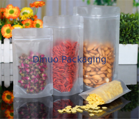 Tùy chỉnh in túi đứng lên với Ziplock, đứng lên Bao bì túi nhựa