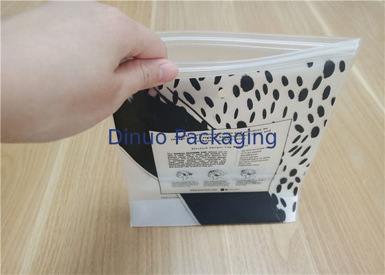 Zipper đóng cửa Túi bao bì PVC không thấm nước cho mũ tắm du lịch