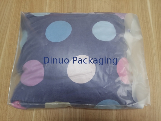 Rõ ràng túi bao bì PVC với nút cho gối và gói phù hợp với bốn mảnh