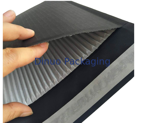 Đen 9,5x11 &#39;&#39; Phong bì giấy gợn sóng tùy chỉnh 2 mặt niêm phong bảo vệ nhiệt
