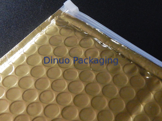 Star Bao bì Zipper Slide Matte Gold Bubble Bag Zipper túi nhựa cho quà tặng