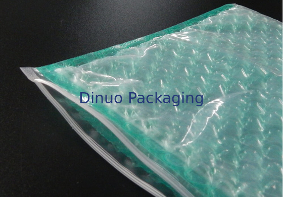 Mạnh mẽ rõ ràng nhựa Zipper Zipper túi bong bóng với in bằng đồng