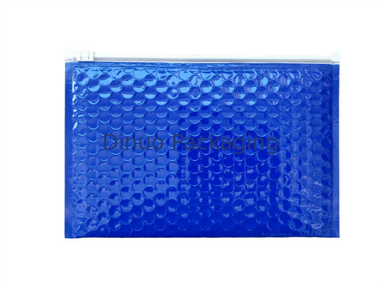 Màu xanh lá cây khóa zip poly bong bóng phong bì bong bóng chuyển phát nhanh vận chuyển bong bóng bưu phẩm