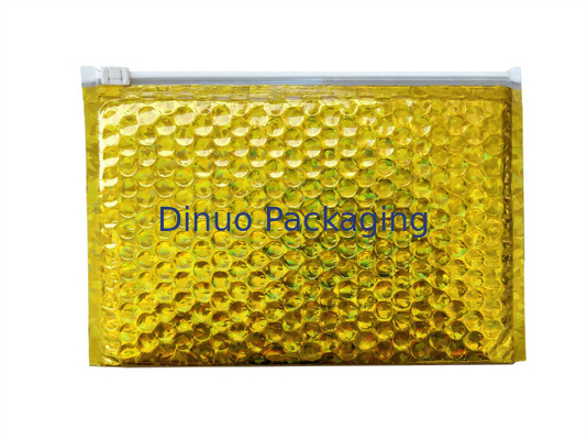 Shockproof Laser Film Zipper Túi bong bóng cho trang sức / Mỹ phẩm SGS