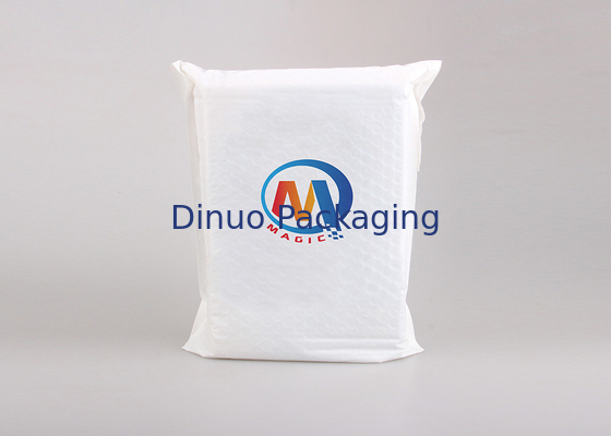 White Padded Bubble Poly Mailer Phong bì để mua sắm trực tuyến / chuyển phát nhanh