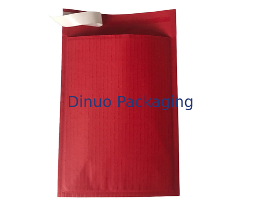 Tùy chỉnh màu đỏ tự niêm phong giấy Mailers Bao bì đệm phong bì
