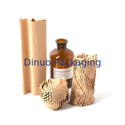 Giấy tổ ong Kraft có thể tái chế được đệm lót băng keo tự dính