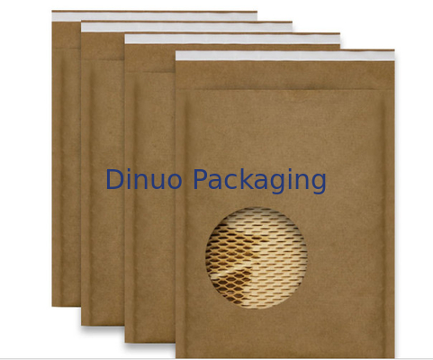 Phong bì sóng Kraft có hình dạng di động được đệm giấy tổ ong để vận chuyển