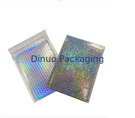 Holographic Bubble Foil Vận chuyển Túi gửi Thư bằng kim loại Phong bì độn
