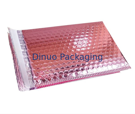 6 x 10 Phong bì có đệm in tùy chỉnh Túi bong bóng gửi thư Giấy bạc kim loại lấp lánh