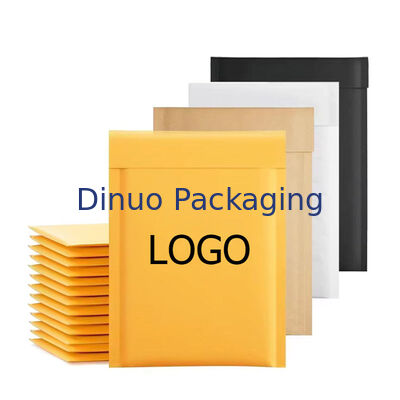 Các kích thước khác nhau Kraft Cushion Bubble Mailers có vật liệu bên trong Polyethylene mật độ thấp bao bì bảo vệ cho vận chuyển