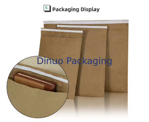 Số lượng mỗi gói 100 Máy gửi giấy đệm chống nước ngoài túi giấy mật ong phù hợp với bao bì lâu dài